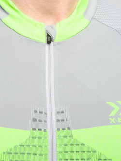 Koszulka męska X-Bionic Invent 4.0 Bike Race Zip szara