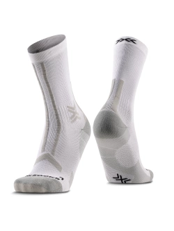 Skarpety termoaktywne X-Socks TrailRun Discover Crew biało-szare