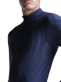 Koszulka termoaktywna X-Bionic Heatloop z długim rękawem granatowa