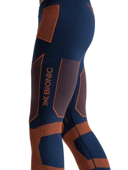 Legginsy termoaktywne X-Bionic Energy Accumulator Light niebiesko-pomarańczowe