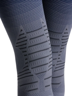 Legginsy termoaktywne damskie X-Bionic Invent FX niebiesko-szare