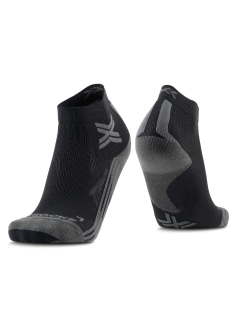 Skarpety termoakywne damskie X-Socks Run Discover Ankle czarno-szare