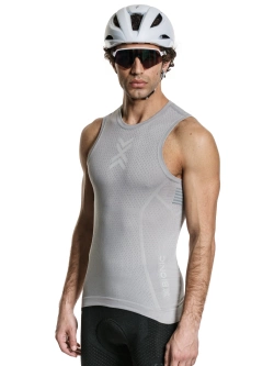 Koszulka termoaktywna unisex bez rękawów X-Bionic Xceed Ride szara