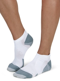 Skarpety termoaktywne X-Socks Run Perform Low Cut biało-szare