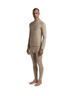 Koszulka termoaktywna X-Bionic Mightywool długim rękawem beżowa