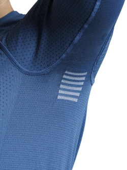 Koszulka termoaktywna z krótkim rękawem X-Bionic Xceed Run niebieska