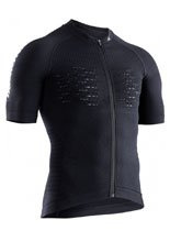 Koszulka męska X-Bionic Effektor 4.0 Bike Zip czarna