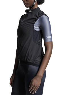 Kamizelka termoaktywna X-Bionic Spherewind rowerowa czarna