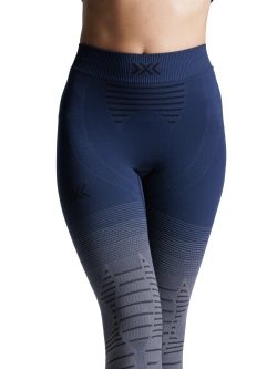 Legginsy termoaktywne damskie X-Bionic Invent FX niebiesko-szare