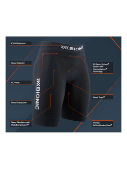 Spodenki damskie X-Bionic The Trick 4.0 Run czarne