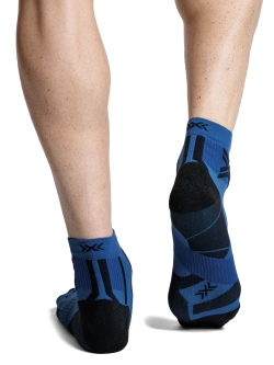 Skarpety termoakywne X-Socks Run Perform Ankle niebiesko-czarne