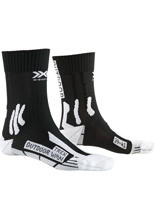 Skarpety termoaktywne damskie X-Socks Trek Outdoor czarno-białe