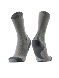 Skarpety termoakywne X-Socks Run Discover Crew szaro-czarne
