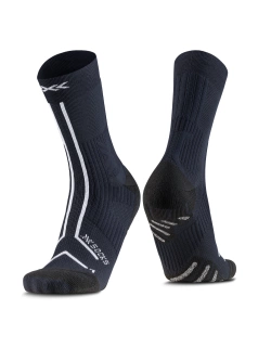 Skarpety termoakywne X-Socks Trailrun Terraskin Expert Crew czarno-białe