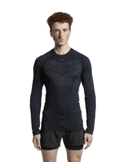 Koszulka termoaktywna X-Bionic Twyce Run z długim rękawem czarno-szara