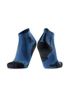 Skarpety termoakywne X-Socks Run Perform Ankle niebiesko-czarne
