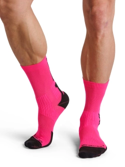 Skarpety termoaktywne X-Socks Bike Perform Crew różowo-czarne