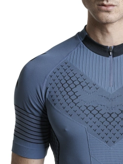 Koszulka termoaktywna X-Bionic Twyce Race z krótkim rękawem granatowa