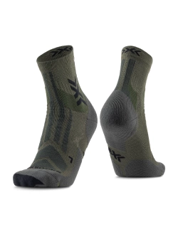 Skarpety termoaktywne X-Socks Hike Perform Discover Ankle czarno-zielone