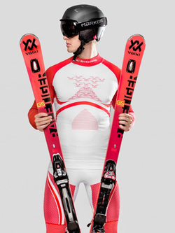 Koszulka termoatywna z półgolfem X-Bionic Energy Accumulator 4.0 Patriot Poland