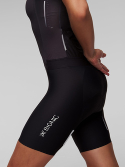 Spodenki termoaktywne damskie X-Bionic Corefusion Bib z szelkami czarne