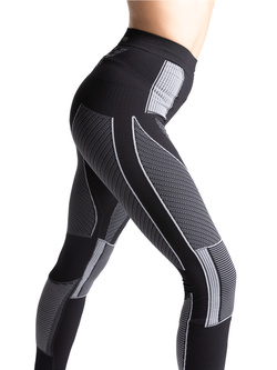 Legginsy termoaktywne X-Bionic Energy Accumulator Wild czarno-szare
