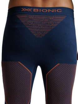 Legginsy termoaktywne X-Bionic Energy Accumulator Light niebiesko-pomarańczowe
