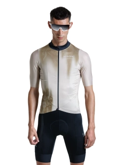 Koszulka termoaktywna z krótkim rękawem X-Bionic Corefusion Ride beżowo-brązowa