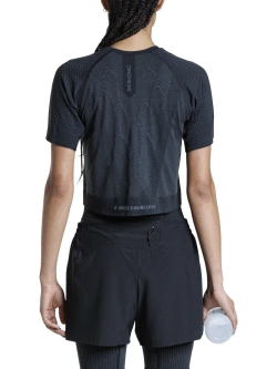 Koszulka termoaktywna X-Bionic XCeed Run do biegania z krótkim rękawem czarna