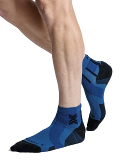 Skarpety termoakywne X-Socks Run Perform Ankle niebiesko-czarne