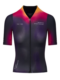 Koszulka termoaktywna damska X-Bionic Corefusion Aero Jersey fioletowo-czarna