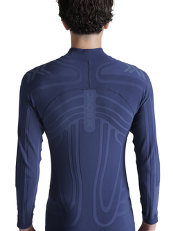 Koszulka termoaktywna X-Bionic Heatloop z długim rękawem granatowa