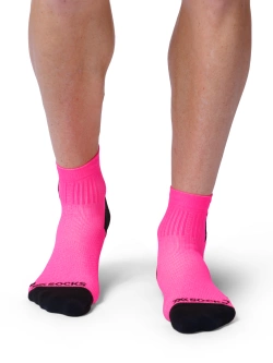 Skarpety termoakywne X-Socks Run Discover Ankle różowo-czarne