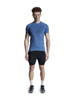 Koszulka termoaktywna z krótkim rękawem X-Bionic Twyce Run niebieska