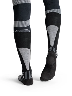 Skarpety termoaktywne damskie X-Socks Ski Discover OTC szaro-czarne