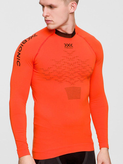 Koszulka męska X-Bionic The Trick 4.0 Run pomarańczowa