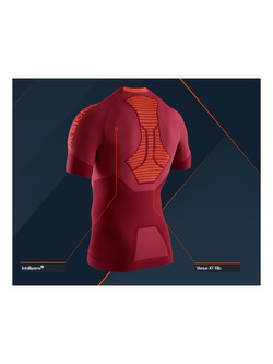 Koszulka męska X-Bionic Invent 4.0 Run Speed czerwona