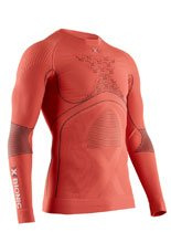 Koszulka termoaktywna męska X-Bionic Energy Accumulator 4.0 pomarańczowo-szara