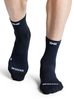 Skarpety termoakywne X-Socks Core Natural Light Ankle czarno-białe