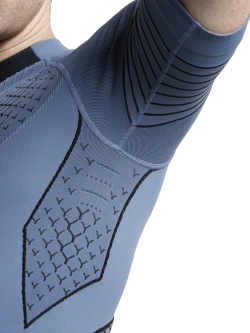 Koszulka termoaktywna X-Bionic Twyce Race z krótkim rękawem granatowa