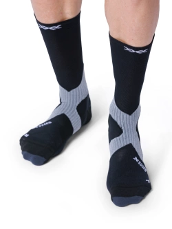 Skarpety termoaktywne X-Socks Bike Expert Crew czarno-szare