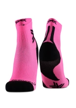 Skarpety termoakywne X-Socks Run Discover Ankle różowo-czarne