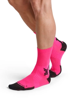 Skarpety termoaktywne X-Socks Bike Perform Crew różowo-czarne