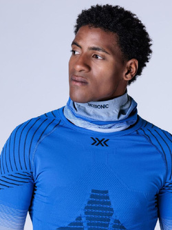 Ocieplacz na szyję termoaktywny X-Bionic Invent FX niebiesko-szary