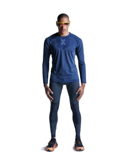 Koszulka termoaktywna z długim rękawem X-Bionic Xceed Run granatowa