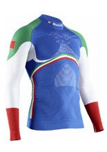 Koszulka termoaktywna z półgolfem X-Bionic Energy Accumulator 4.0 Patriot Italy