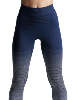 Legginsy termoaktywne damskie X-Bionic Invent FX niebiesko-szare