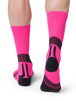 Skarpety termoaktywne X-Socks Bike Expert Crew różowo-czarne