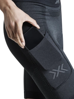Legginsy termoaktywne damskie X-Bionic XCeed Run krótkie czarne