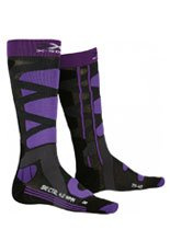 Skarpety damskie X-Socks Ski Control 4.0 czarno-fioletowe